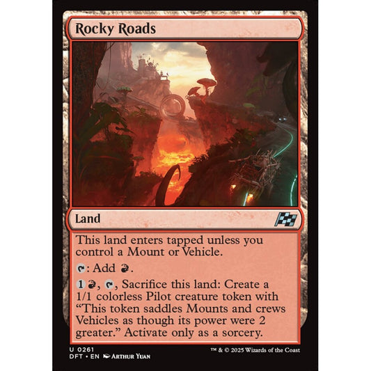 Rocky Roads, 261, uncommon, Magic: The Gathering, Aetherdrift