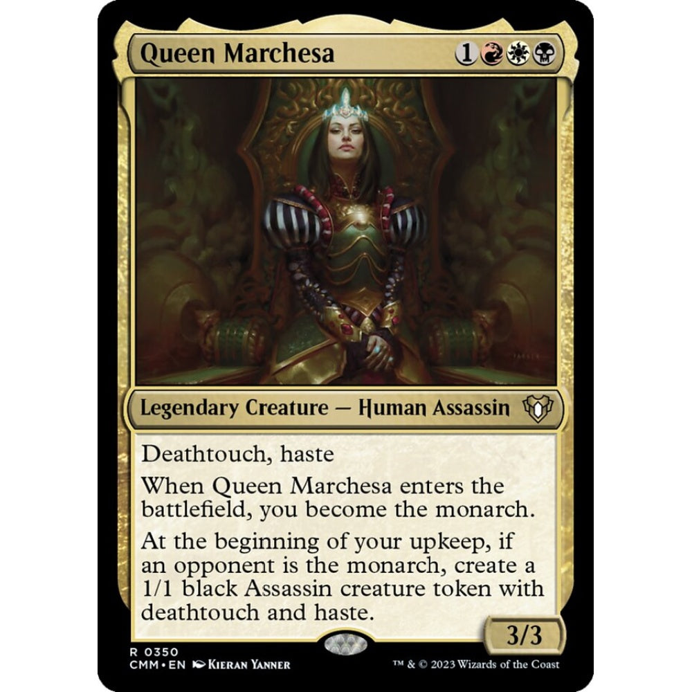 Queen Marchesa rare 350 Magic the Gathering Commander Masters