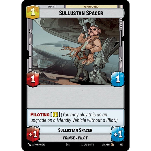 Sullustan Spacer, C, JTL 753) Foil, Star Wars Unlimited