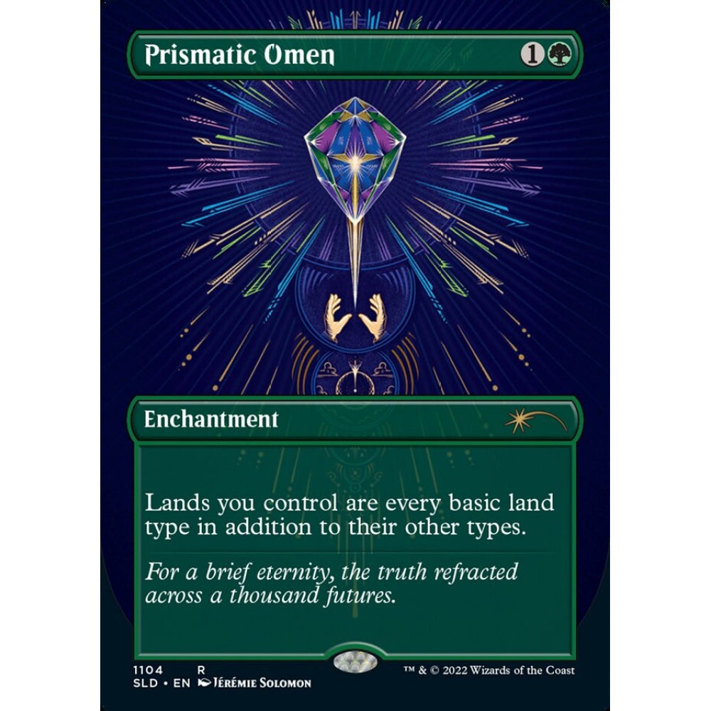 Prismatic Omen rare 1104 Magic the Gathering Secret Lair Drop