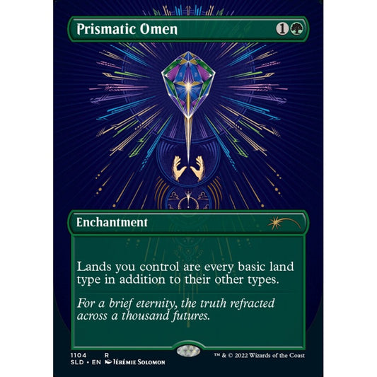 Prismatic Omen rare 1104 Magic the Gathering Secret Lair Drop