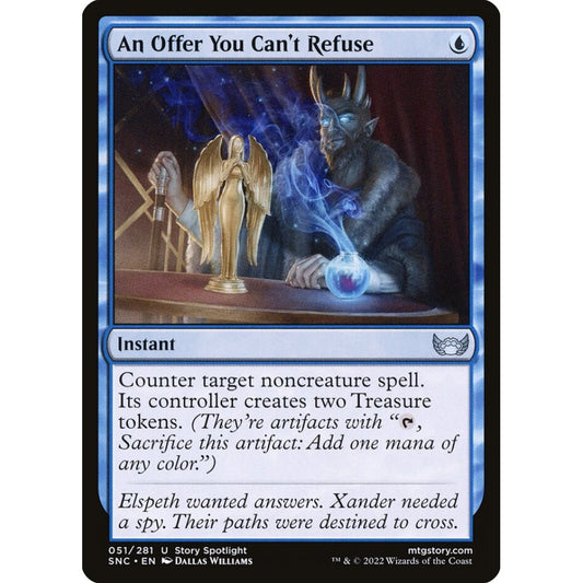 An Offer You Can't Refuse uncommon 51 Magic the Gathering Streets of New Capenna