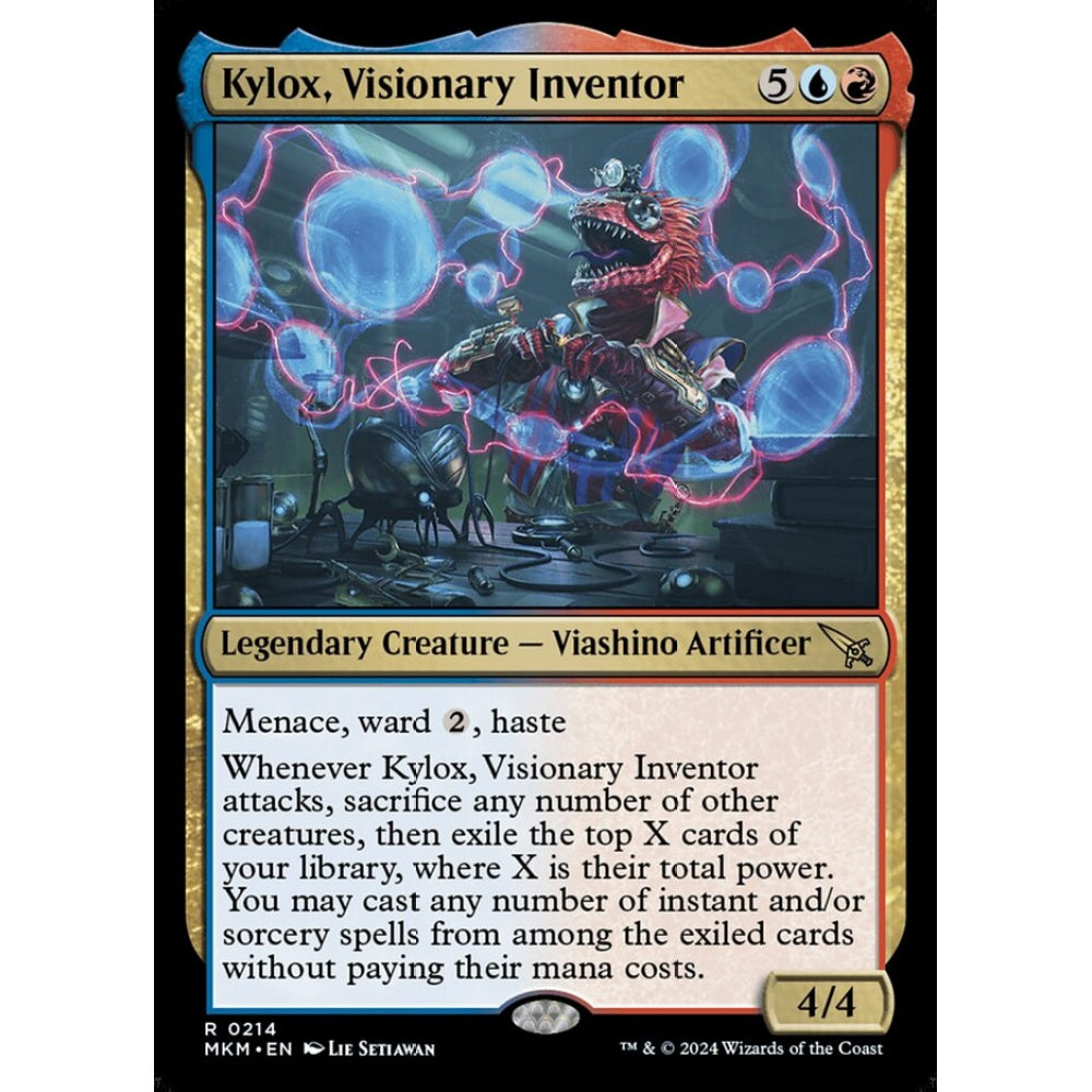 Kylox, Visionary Inventor rare 214 Magic the Gathering Murders at Karlov Manor