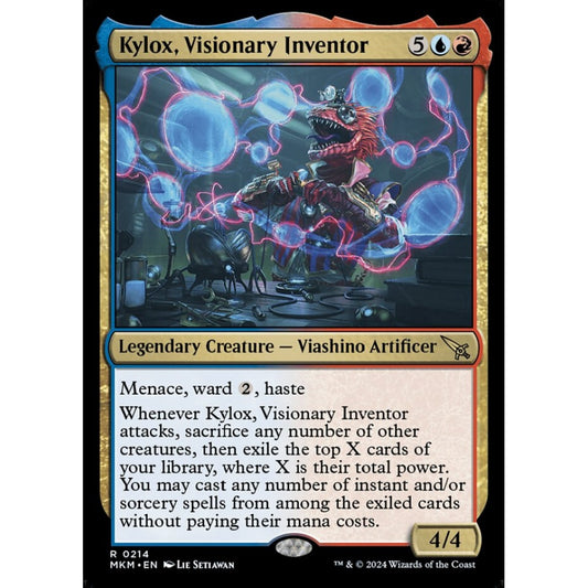 Kylox, Visionary Inventor rare 214 Magic the Gathering Murders at Karlov Manor