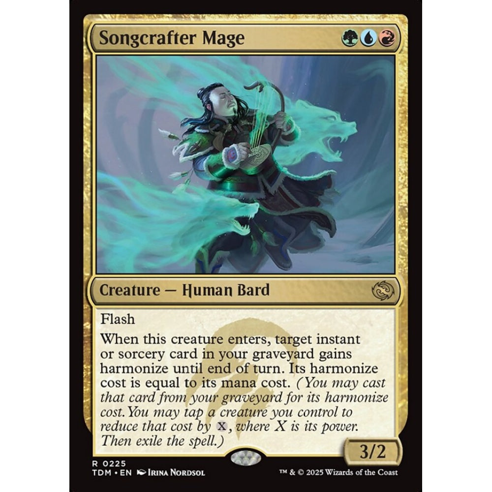 Songcrafter Mage rare 225 Magic the Gathering Tarkir: Dragonstorm