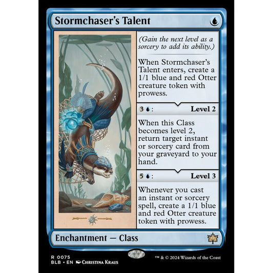 Stormchaser's Talent, 75, rare, Magic: The Gathering, Bloomburrow