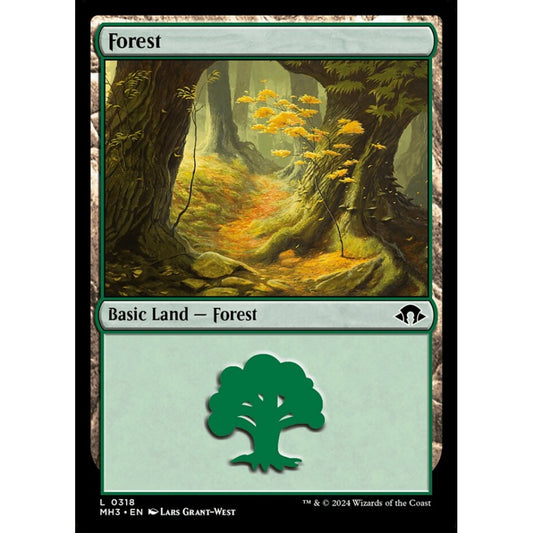 Forest, 318, common, Magic: The Gathering, Modern Horizons 3