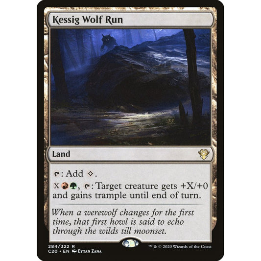 Kessig Wolf Run rare 284 Magic the Gathering Commander 2020