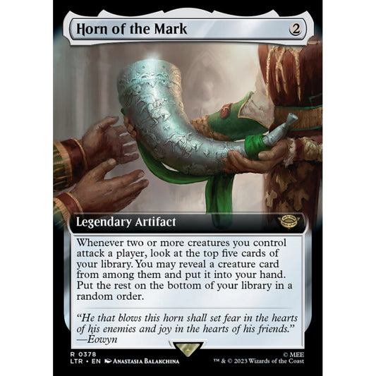 Horn of the Mark, rare, 378, Magic the Gathering, The Lord of the Rings: Tales of Middle-earth