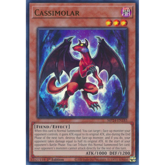 Cassimolar MP24-EN183 Ultra Ultra Rare Yu-Gi-Oh 25th Anniversary Tin: Dueling Mirrors in Art
