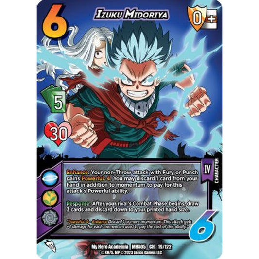 Izuku Midoriya, 19/122, CH, UniVersus, MHA05 Undaunted Raid