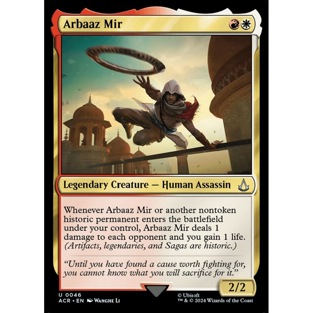 Arbaaz Mir uncommon 46 Magic the Gathering Assassin's Creed