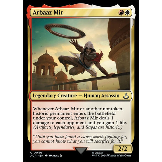 Arbaaz Mir uncommon 46 Magic the Gathering Assassin's Creed