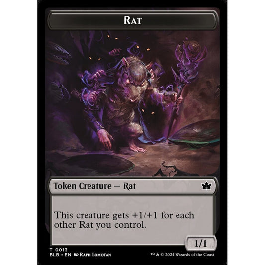 Rat, 13, common, Magic: The Gathering, Bloomburrow
