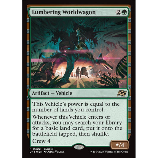 Lumbering Worldwagon, 422, rare, Magic: The Gathering, Aetherdrift