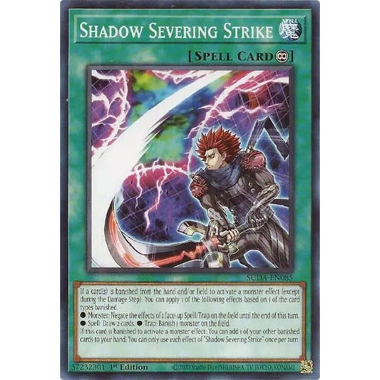 Shadow Severing Strike SUDA-EN085 Common Yu-Gi-Oh Supreme Darkness