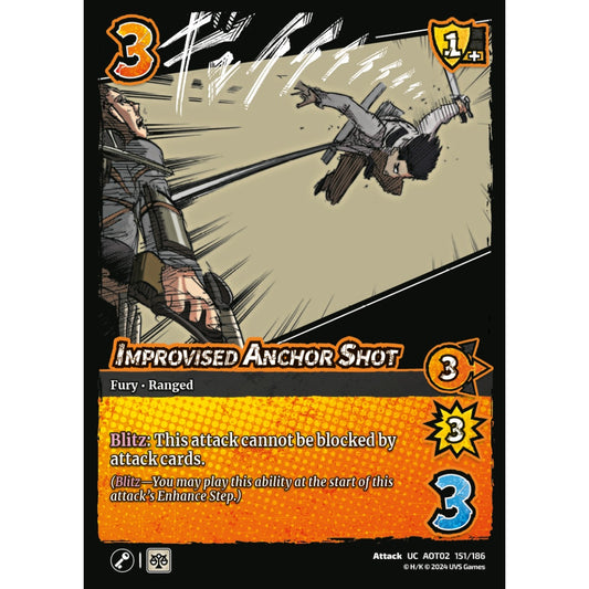 Improvised Anchor Shot, 151/186, AOT02, Universus, Attack on Titan: Origins of Power, Attack, UC