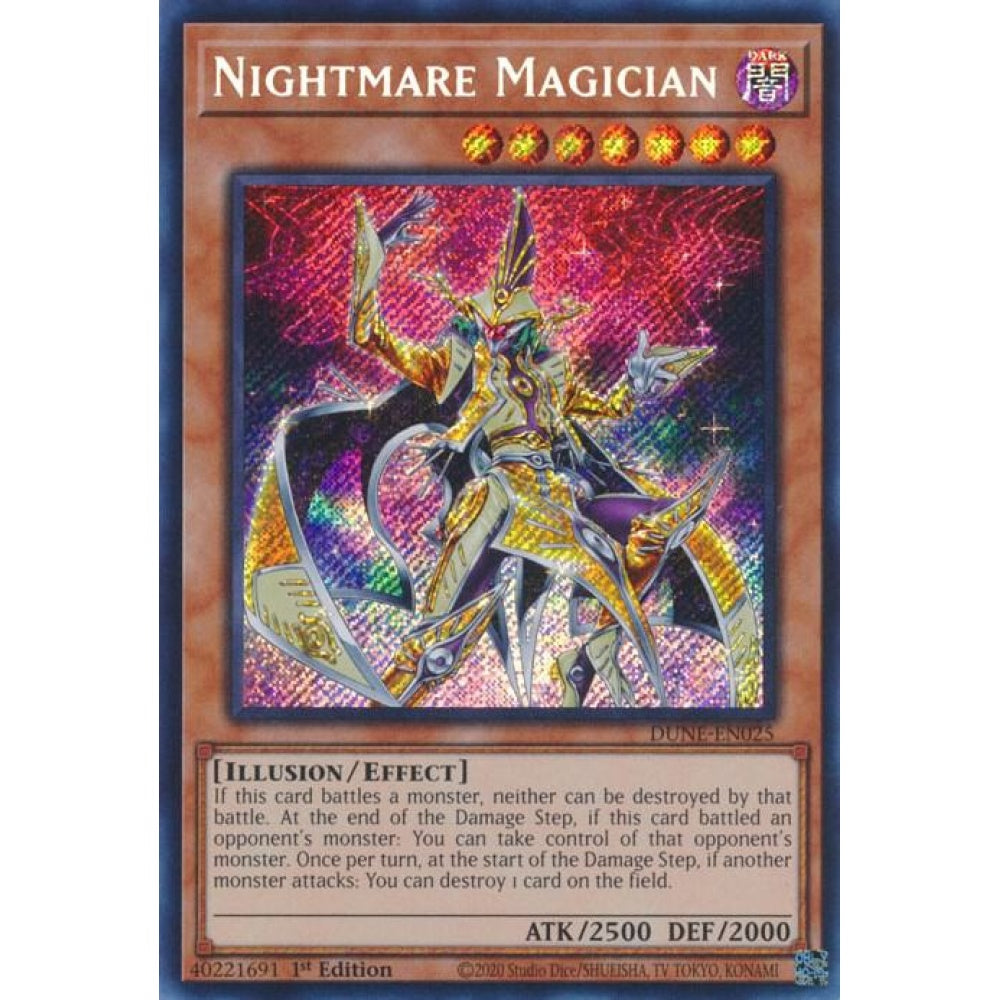 Nightmare Magician DUNE-EN025 Secret Yu-Gi-Oh Duelist Nexus