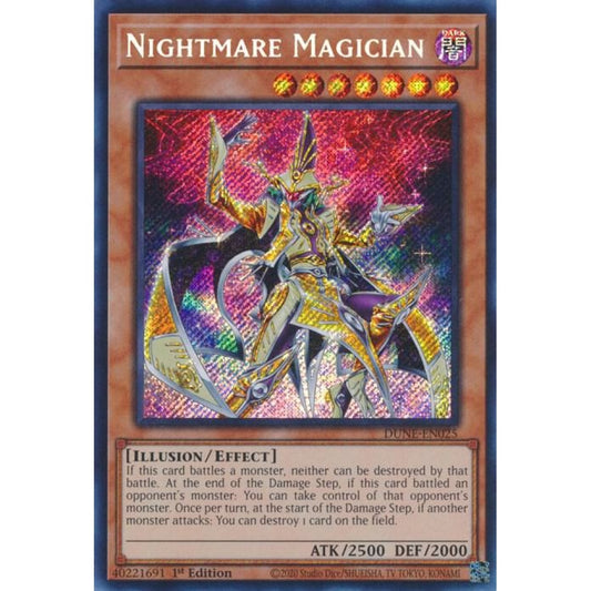 Nightmare Magician DUNE-EN025 Secret Yu-Gi-Oh Duelist Nexus