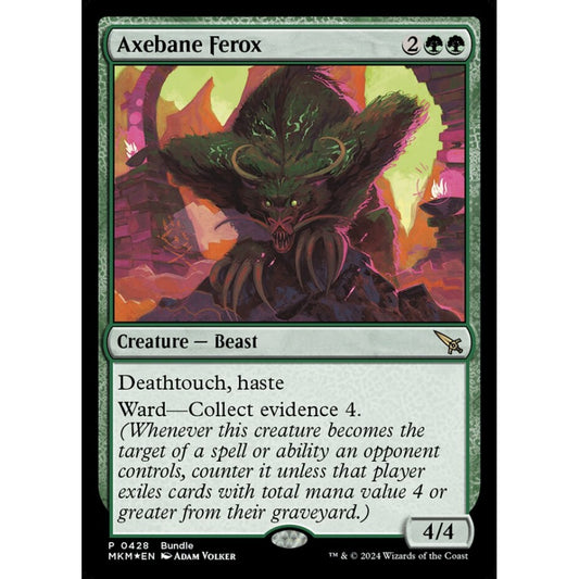 Axebane Ferox rare 428 Magic the Gathering Murders at Karlov Manor