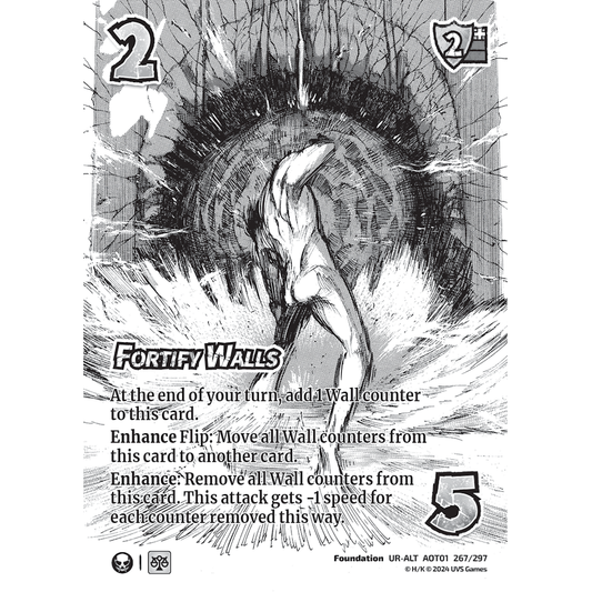 Fortify Walls, 267/297, UR-ALT, UniVersus, Attack on Titan: Battle for Humanity