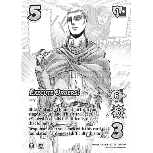 Execute Orders!, 241/297, UR-ALT, UniVersus, Attack on Titan: Battle for Humanity