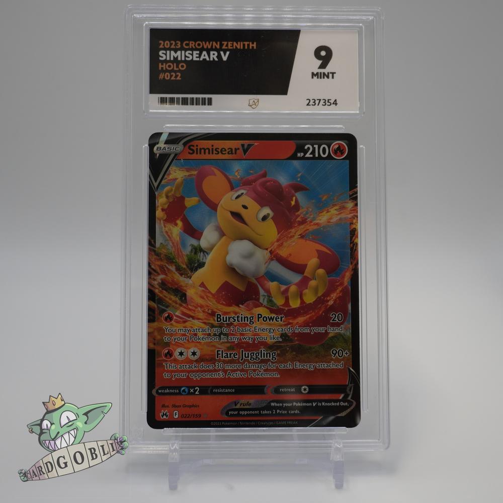 Simisear V - 2023 Crown Zenith Holo #022 - ACE 9 MINT