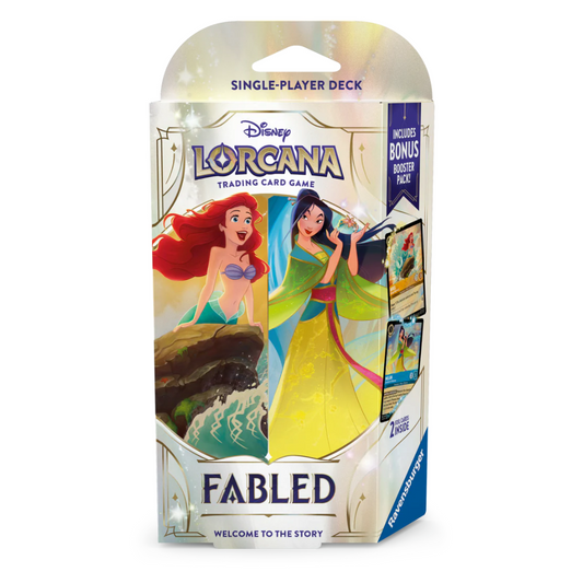 Disney Lorcana TCG -  Fabled - Starter Deck - Ariel & Mulan