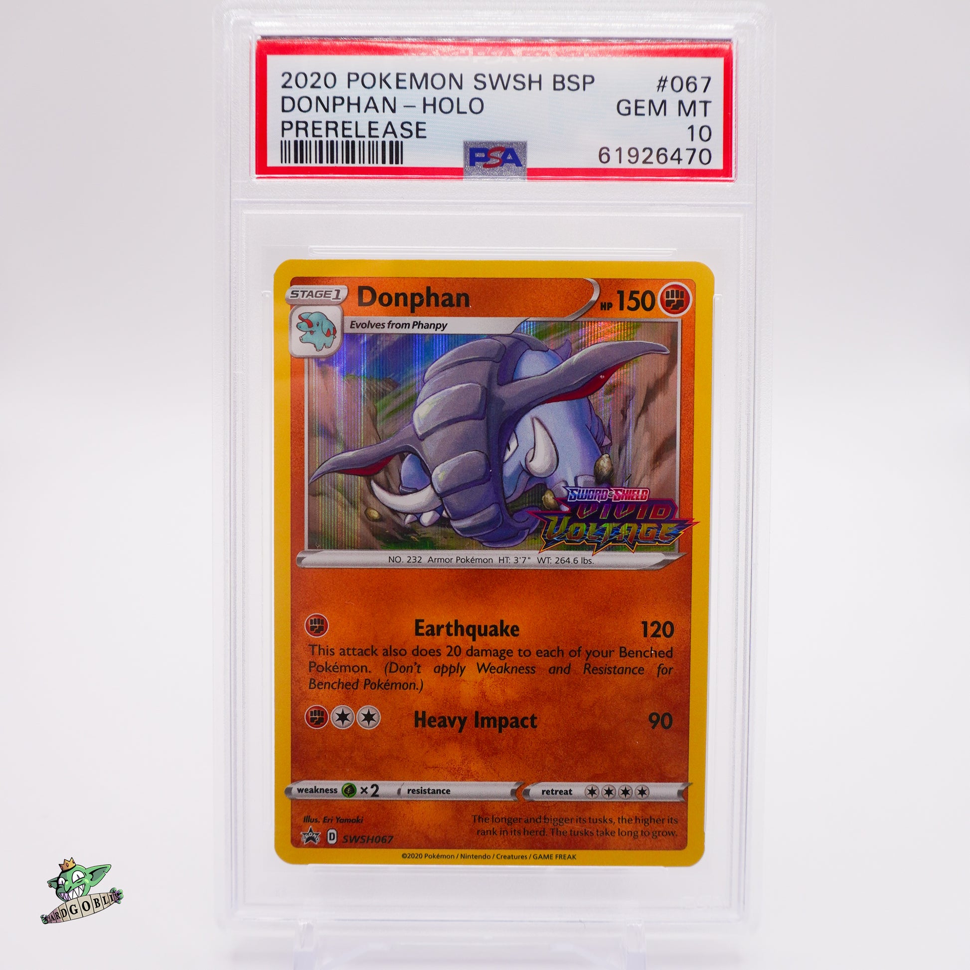 Donphan - 067 Prerelease PSA 10 GEM MT