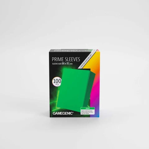 Gamegenic Prime Sleeves - Green (100)