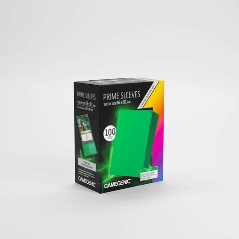 Gamegenic Prime Sleeves - Green (100)
