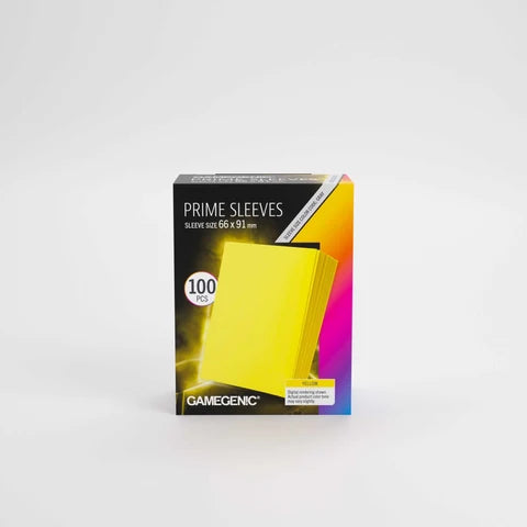 Gamegenic Prime Sleeves - Yellow (100)