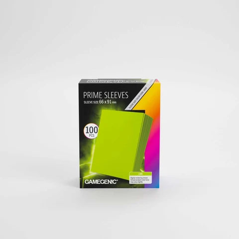 Gamegenic Prime Sleeves - Lime (100)