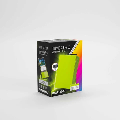 Gamegenic Prime Sleeves - Lime (100)