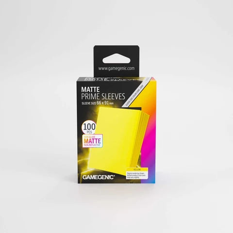 Gamegenic Prime Matte Sleeves - Yellow (100)