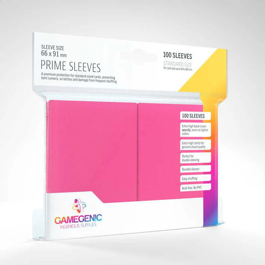 Gamegenic Prime Sleeves - Pink (100)