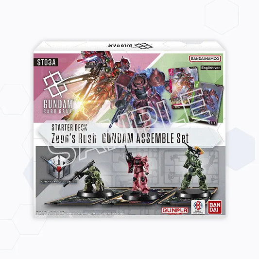 Gundam Card Game: ASSEMBLE Starter Set (ST03A) Zeon's Rush