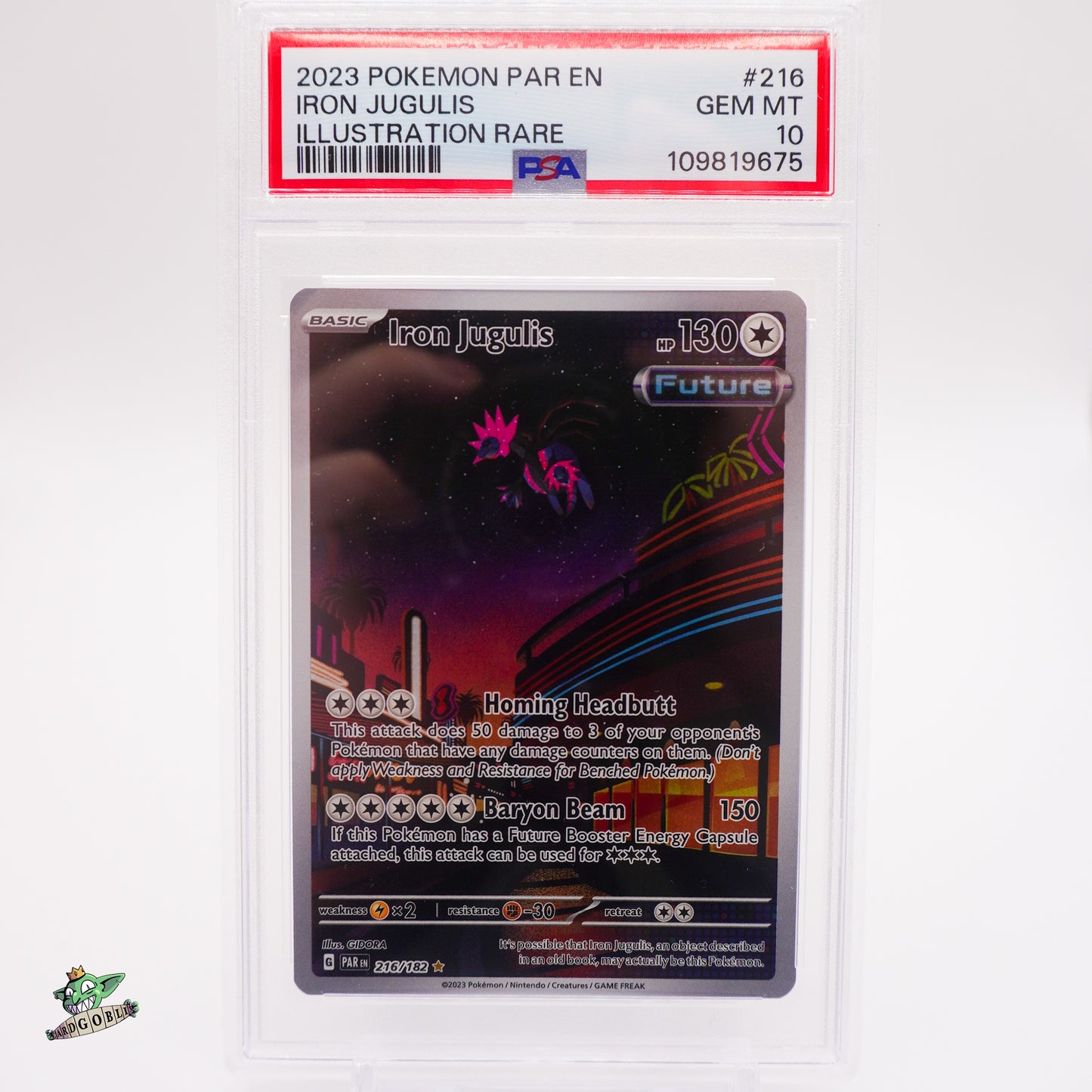 Iron Jugulis - 216 Paradox Rift PSA 10 GEM MT