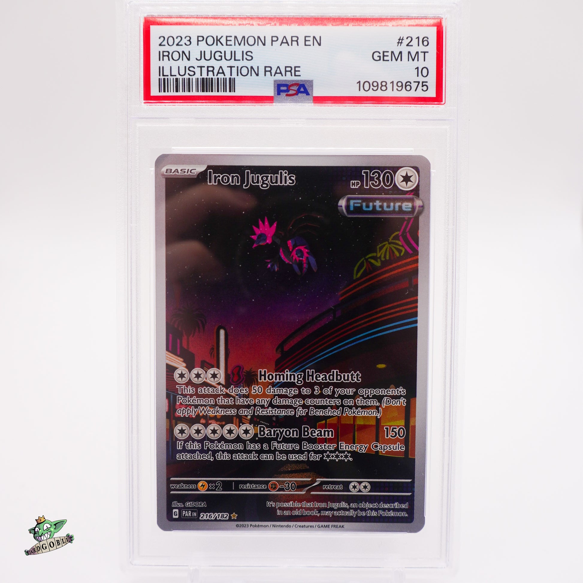 Iron Jugulis - 216 Paradox Rift PSA 10 GEM MT