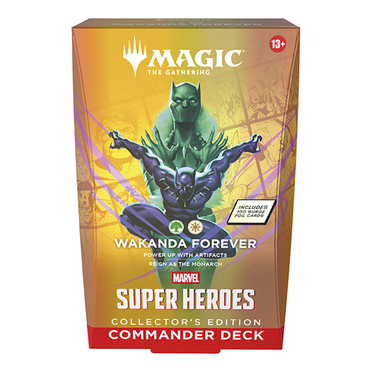 wakanda forever collector commander precon mtg marvel super heroes
