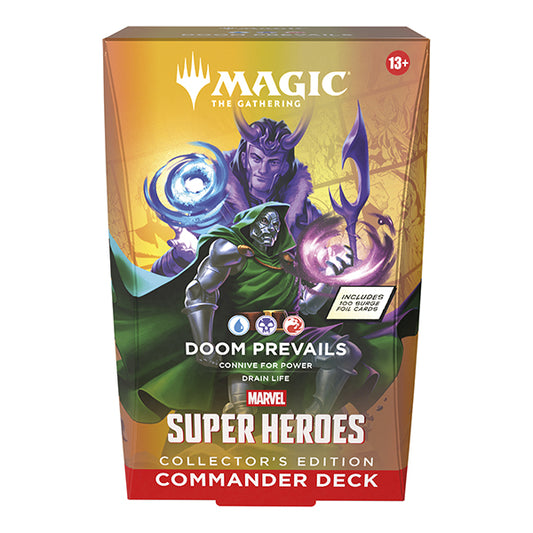 doom prevails collectors commander precon marvel super heroes