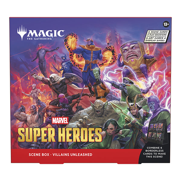 villains unleashed marvel super heroes scene box mtg