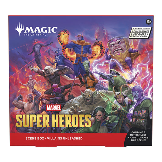 villains unleashed marvel super heroes scene box mtg