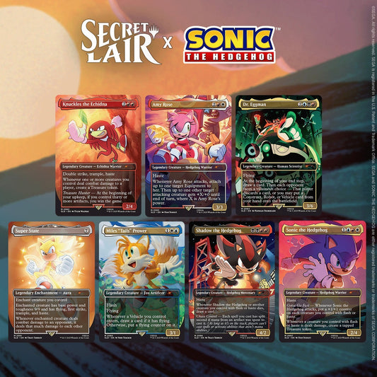 Magic: The Gathering - Non Foil Secret Lair - Sonic The Hedgehog: Friends & Foes