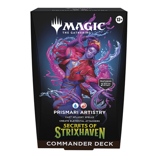 prismari artistry commander deck secrets of strixhaven mtg