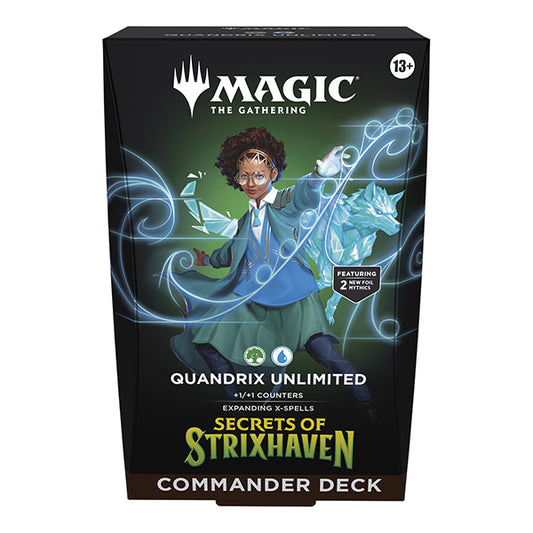 quandrix unlimited commander deck secrets of strixhaven