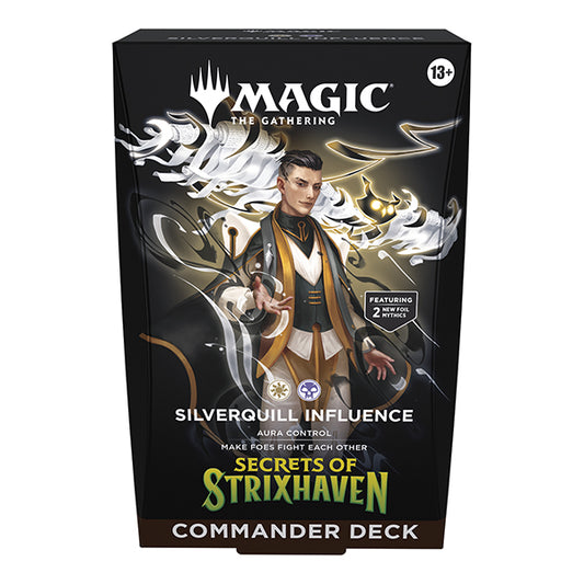 silverquill influence commander deck for secrets of strixhaven mtg