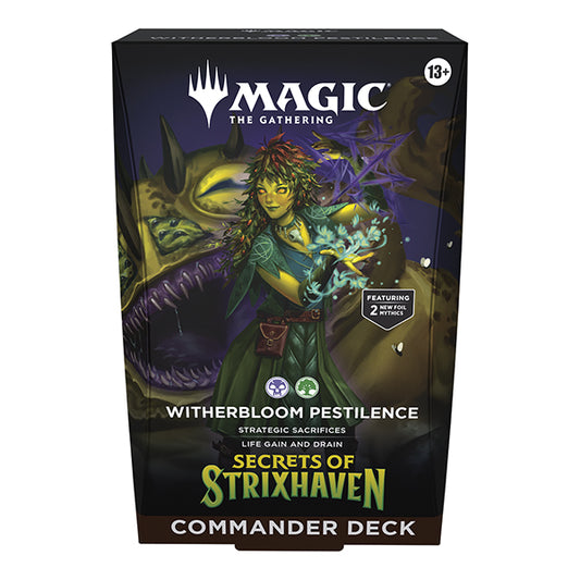 witherbloom pestilence commander deck secrets of strixhaven