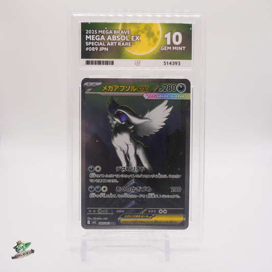 Mega Absol EX - 089 JPN Mega Brave ACE 10 GEM MINT