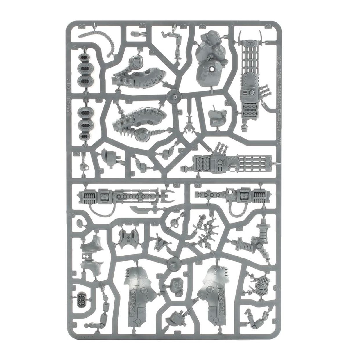 Necrons: Lokhusts Heavy Destroyer Sprue